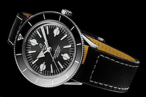 breitling has announced a new superocean diver titanium watch.|Breitling titanium diver watch.